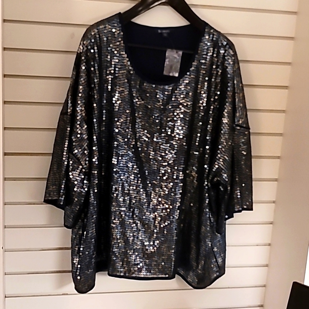 ROAMAN'S Sequins Top